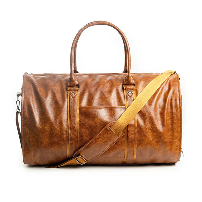 Weekender Garment Duffel – Waterproof Vegan Travel Bag with Shoe Compartment - NiK Kacy