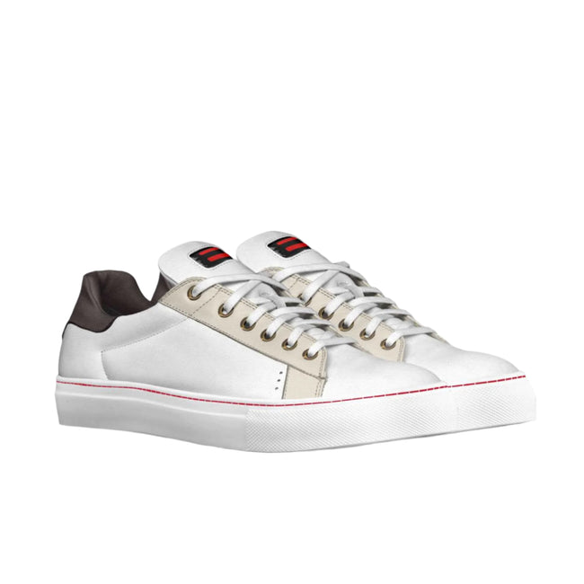 DapperBoi ❤️ S25 Low-Top Sneakers, gender-inclusive vegan sneakers handmade in Italy, featuring a sleek minimalist design and premium non-leather materials.