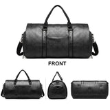 various views of the garment duffel bag luggage