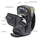 Vegan Anti-theft, Multifunctional Crossbody Messenger Bag Waterproof with USB charger & zipper lock - NiK Kacy