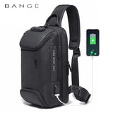 Vegan Anti-theft, Multifunctional Crossbody Messenger Bag Waterproof with USB charger & zipper lock - NiK Kacy