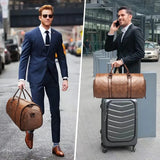 Weekender Garment Duffel – Waterproof Vegan Travel Bag with Shoe Compartment