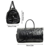 Weekender Garment Duffel – Waterproof Vegan Travel Bag with Shoe Compartment - NiK Kacy