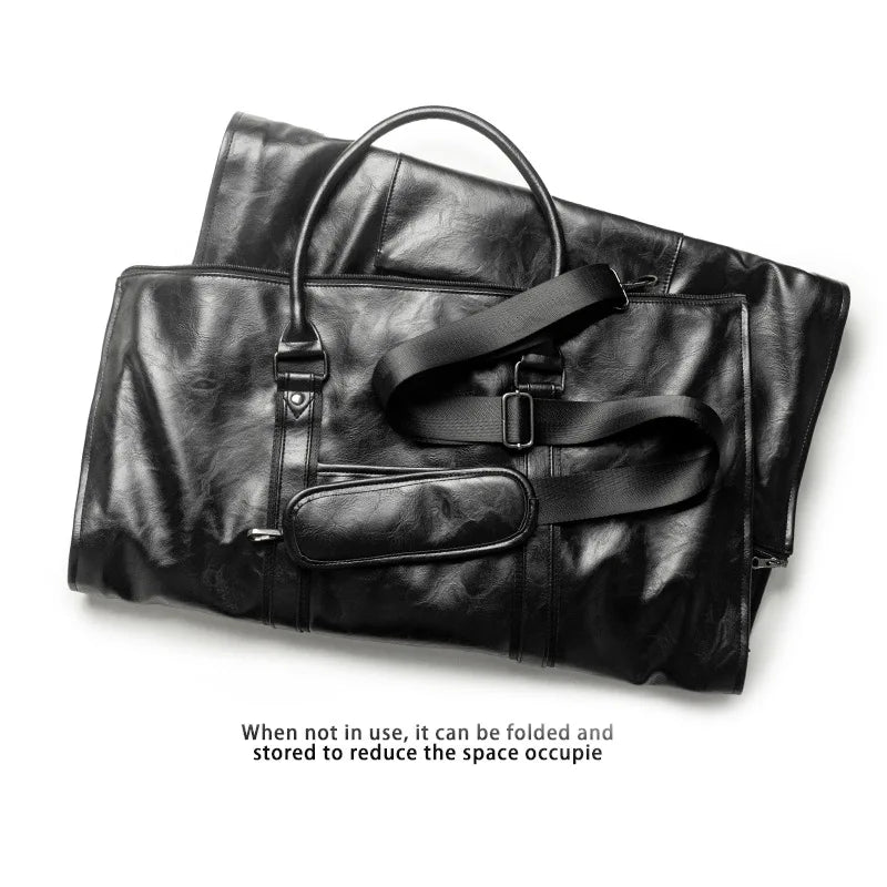 Weekender Garment Duffel – Waterproof Vegan Travel Bag with Shoe Compartment - NiK Kacy