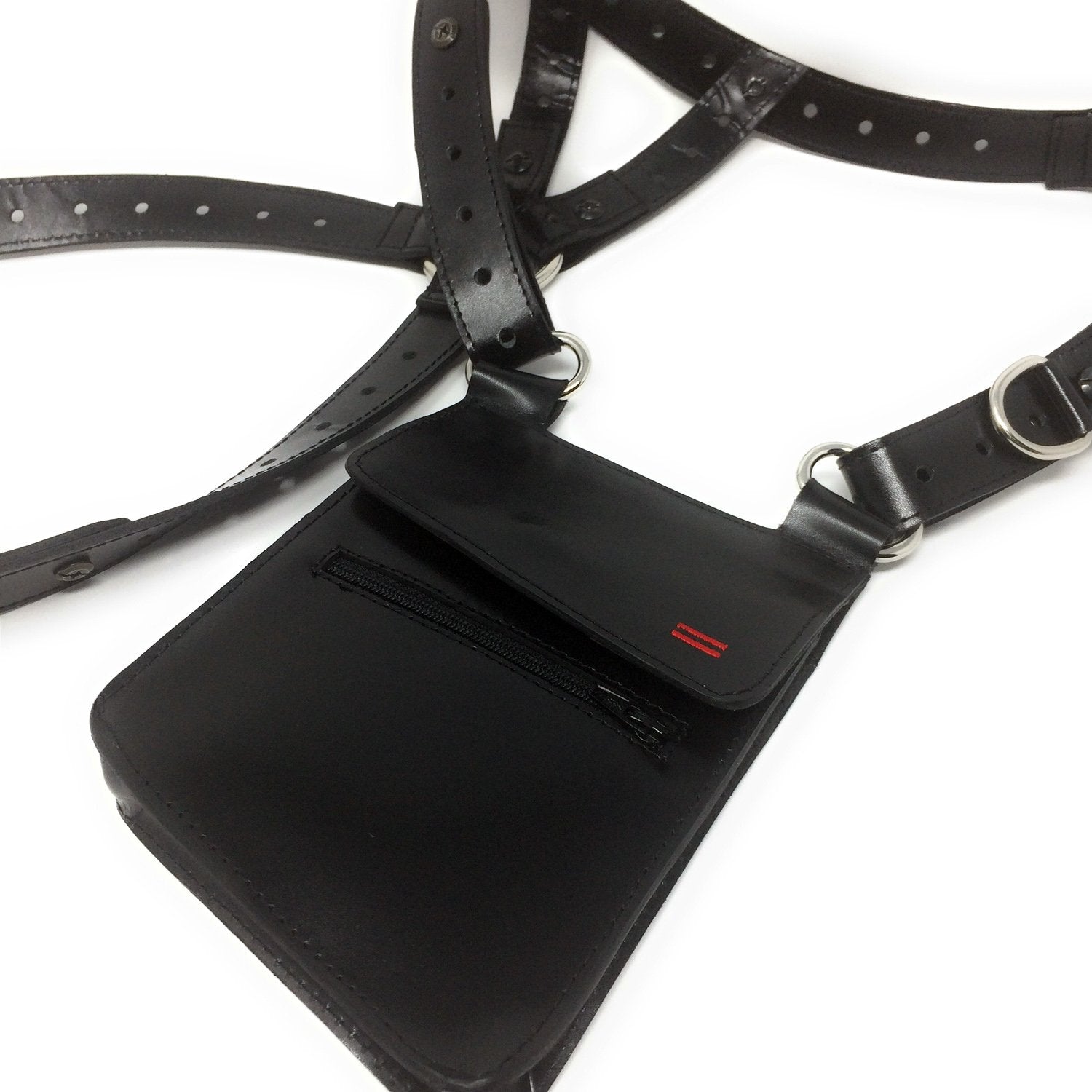 NEW) Genderfree Modular + Adjustable Utility Holster Harness with Bag v2  (Single or Dual) | NiK Kacy