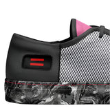 Close-up of ProudAF Sneaker details, highlighting Italian craftsmanship, quality stitching, and sleek branding.