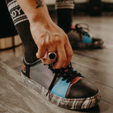 ProudAF Low-Top Sneakers – gender-inclusive, handmade in Italy, crafted from premium Italian leather or vegan alternatives, featuring a sleek and stylish design.